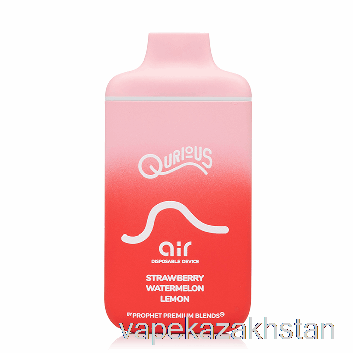 Vape Kazakhstan Qurious Air 6000 Disposable Strawberry Watermelon Lemon